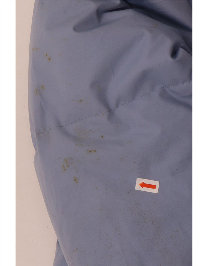 Jaqueta acolchoada oversized feminina Adidas UK 14 grande poliéster azul