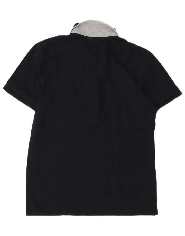 Camisa polo masculina Gas grande algodão preto