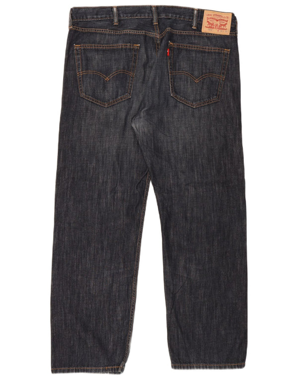 Jeans Levi's 505 Straight Masculino W38 L30 Azul Marinho