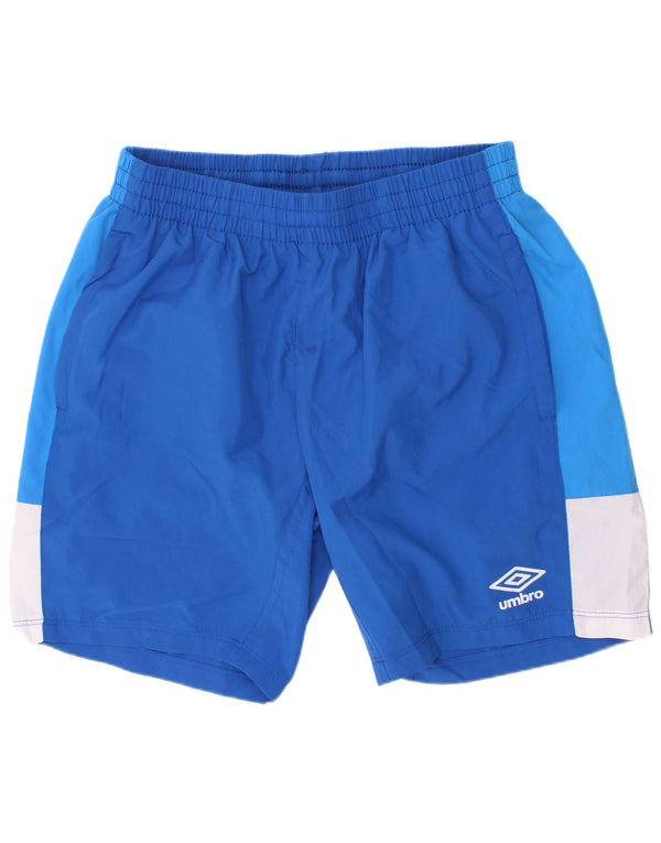 Umbro Meninos Sport Shorts 11-12 Anos Grande Poliéster Colourblock Azul