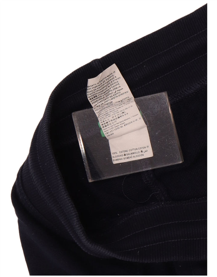Benetton Mens Sport Shorts Médio Algodão Azul Marinho