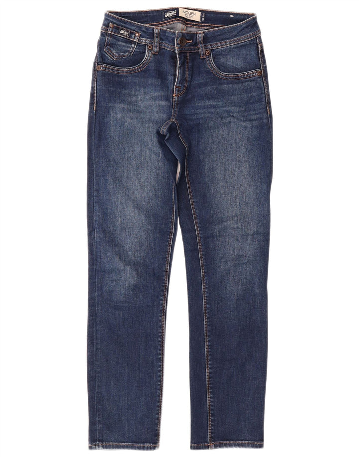 Jeans SUPERDRY feminino Imogen Slim W24 L28 azul viscose
