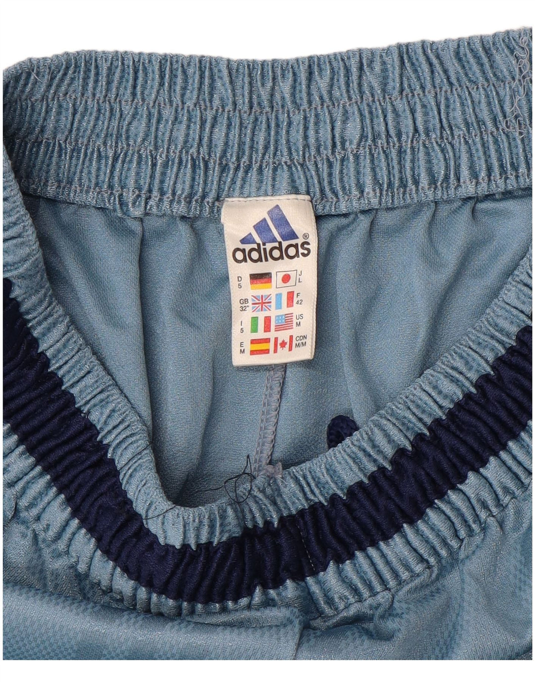 ADIDAS Mens Sport Shorts Médio Azul Poliéster