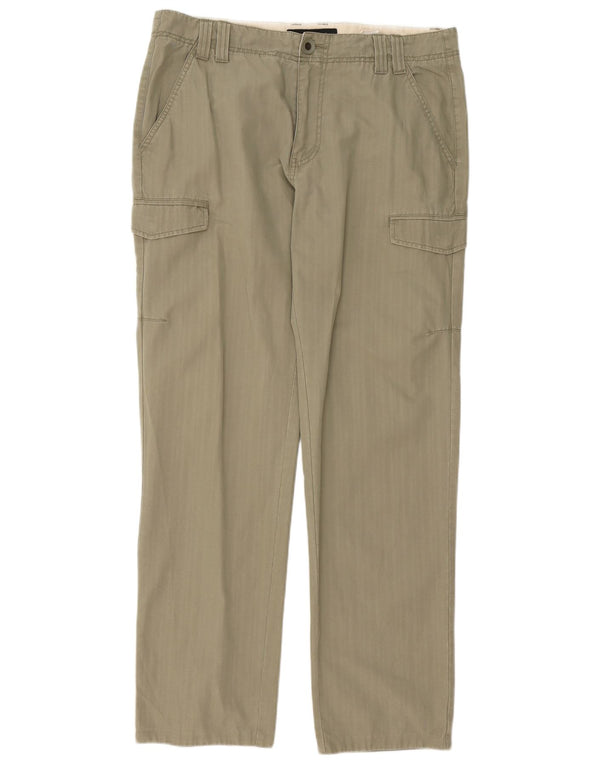 Calvin Klein Jeans Masculino Calça Cargo Reta W34 L34 Algodão Cáqui