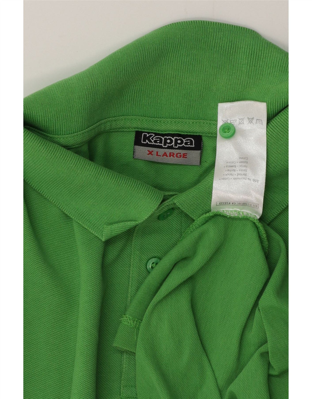 Camisa polo masculina KAPPA XL algodão verde