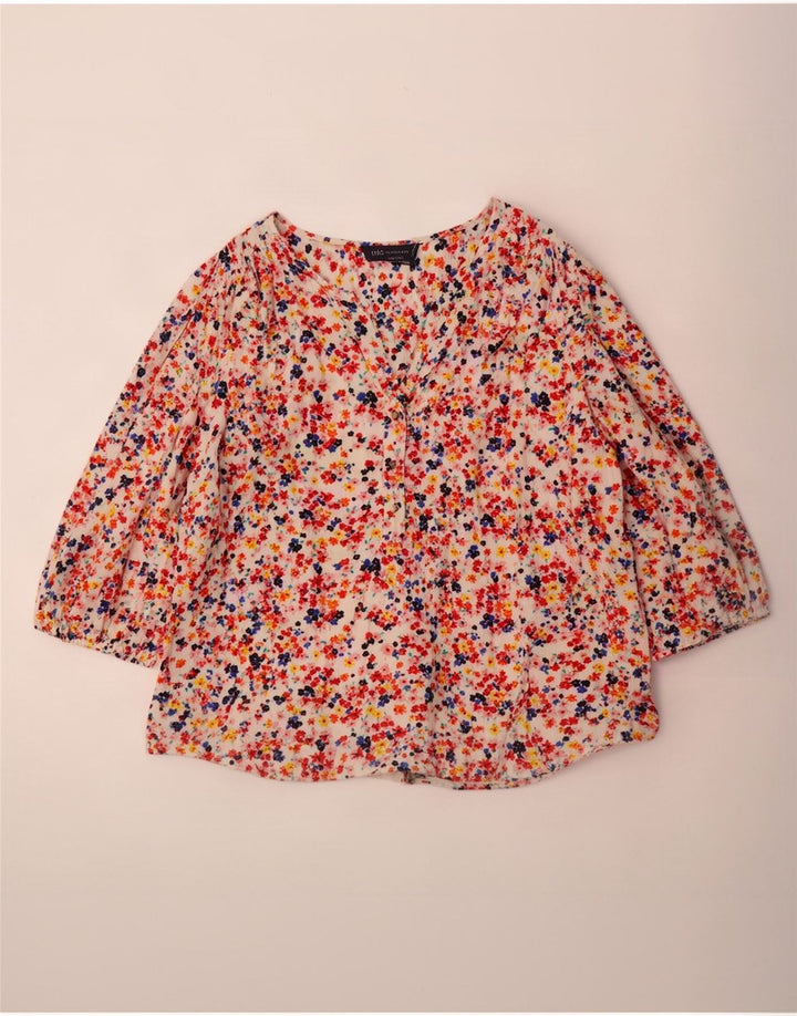Blusa feminina de manga 3/4 Marks & Spencer UK 18 XL multicolorido