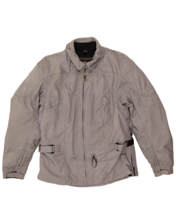 Jaqueta masculina Richa Graphic Racer UK 40 grande cinza poliamida