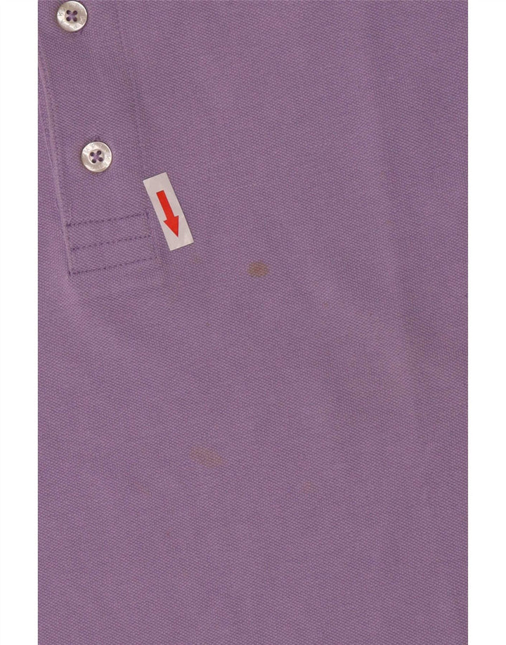 Camisa polo masculina Kappa médio algodão roxo