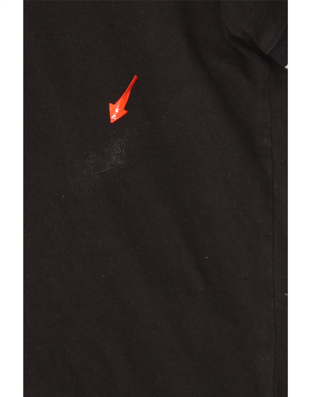 Camisa polo masculina GAS de algodão preto médio