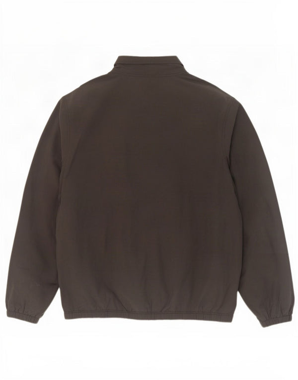 Jaqueta bomber masculina Lyle & Scott Reino Unido 44 2XL algodão preto