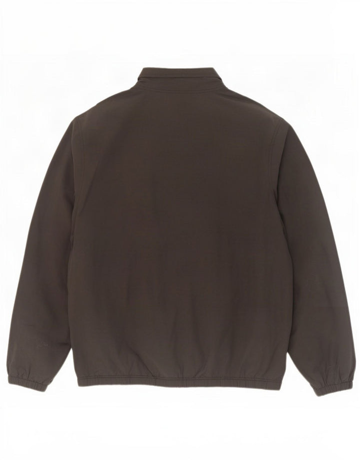 Jaqueta bomber masculina Lyle & Scott Reino Unido 44 2XL algodão preto