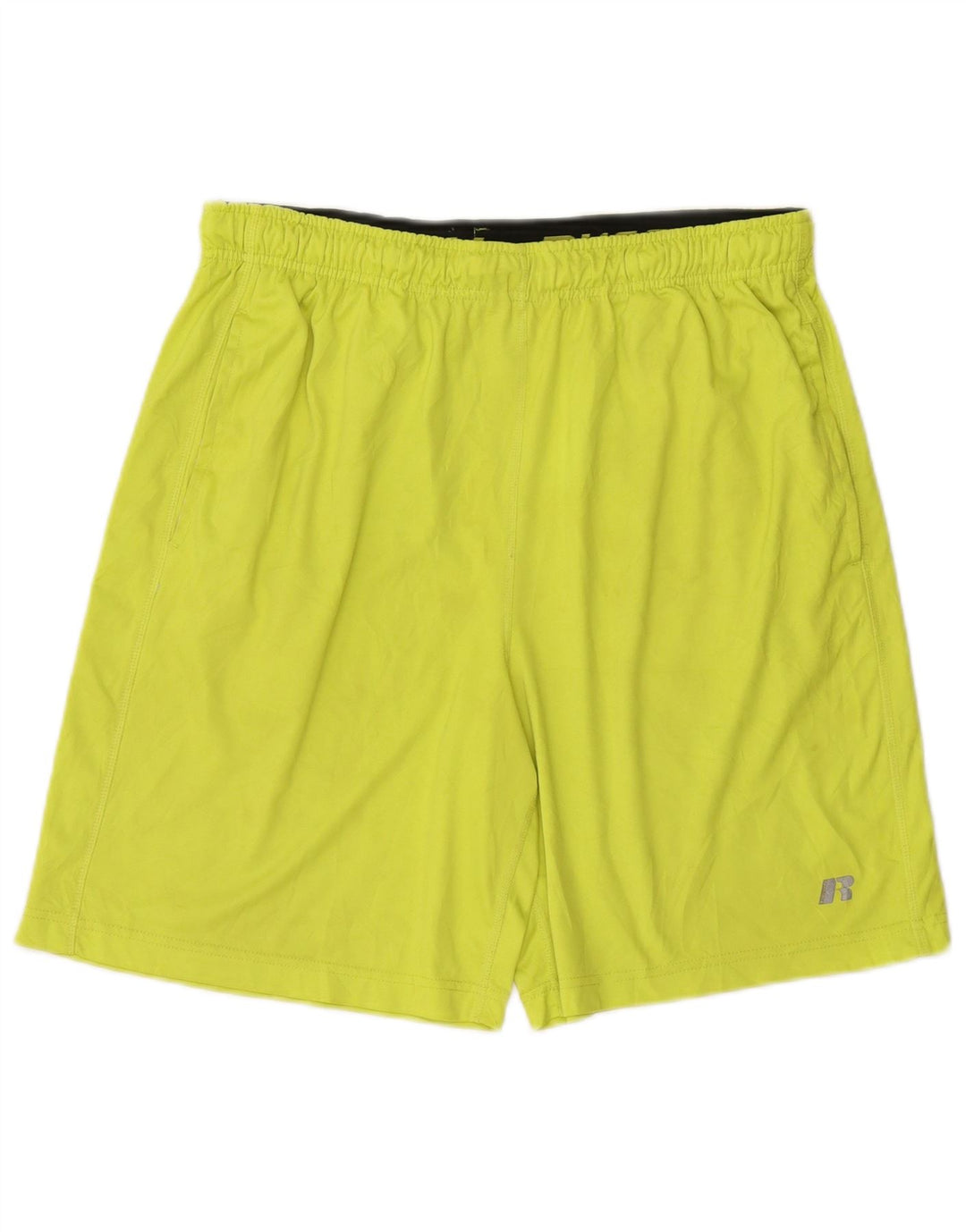 RUSSELL ATLÉTICO Masculino Dri-Power Sport Shorts Poliéster Verde Médio
