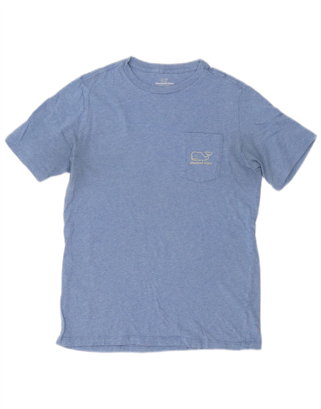 Camiseta feminina Vineyard Vines com estampa gráfica grande de algodão azul