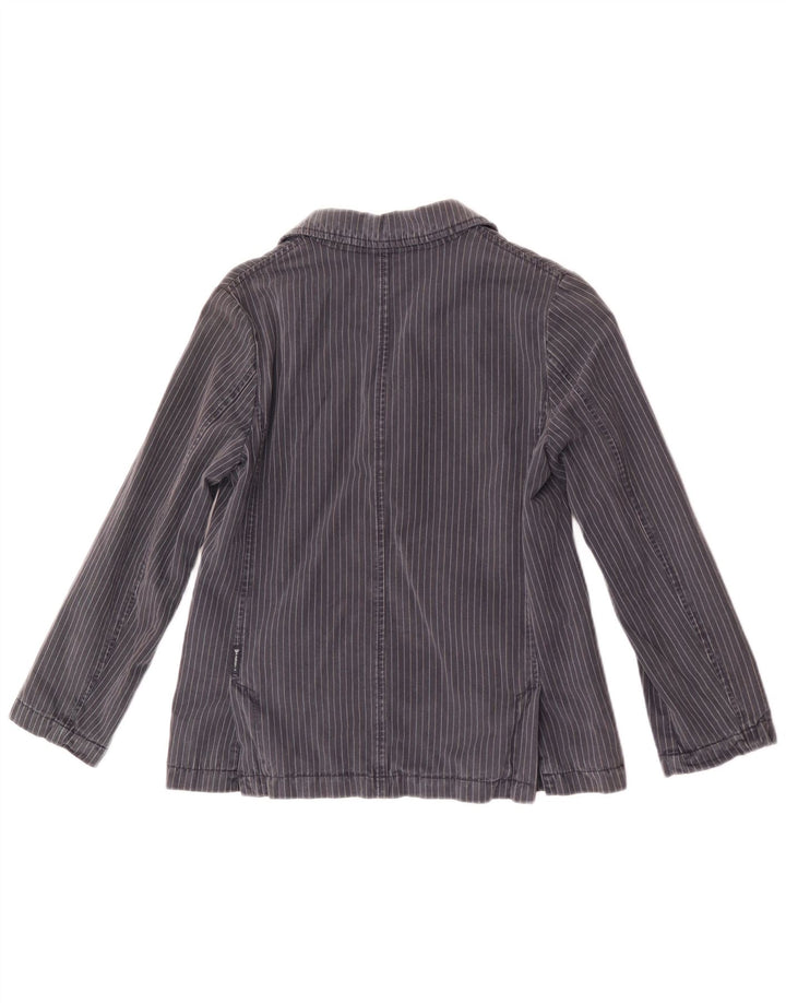 Jaqueta blazer de 3 botões Armani Junior Boys 9-10 anos azul marinho listrado