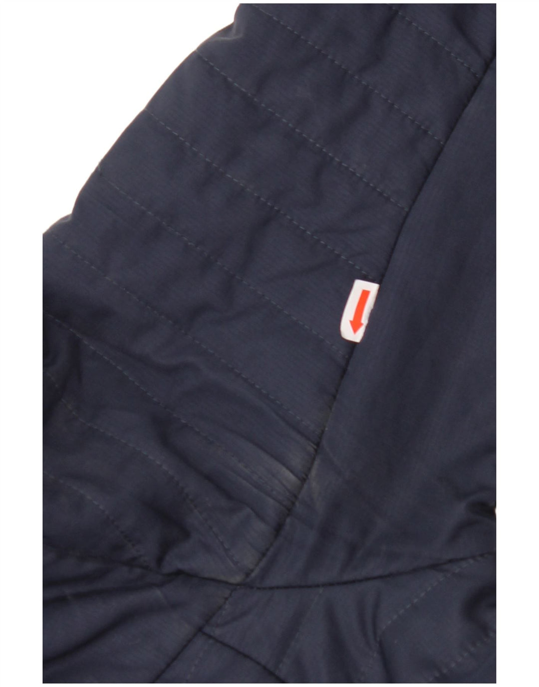 Casaco acolchoado com capuz feminino JACK WOLFSKIN UK 6 XS azul marinho poliéster