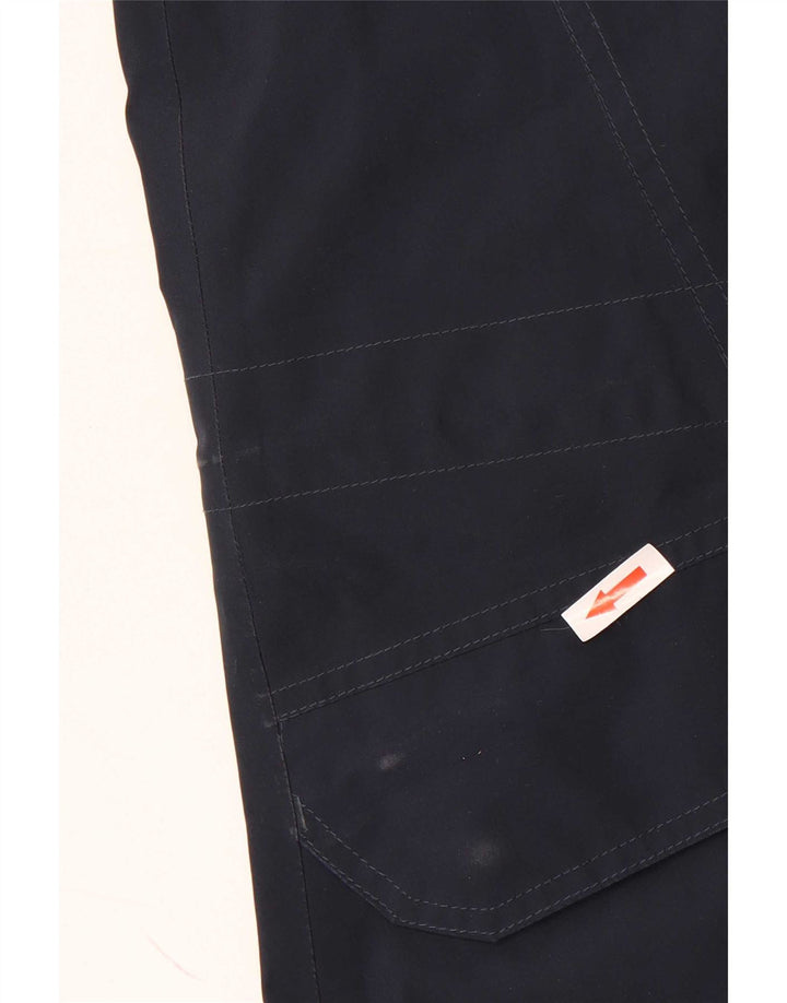 Jaqueta de chuva masculina Berghaus com capuz UK 38 poliéster azul marinho médio