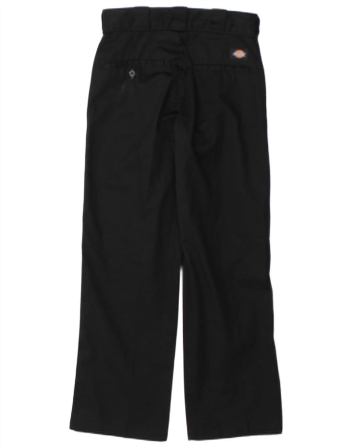 Calça Chino reta feminina Dickies W26 L28 poliéster preto