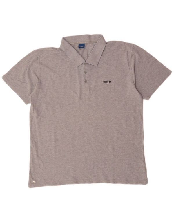 Camisa polo masculina Reebok XL cinza algodão