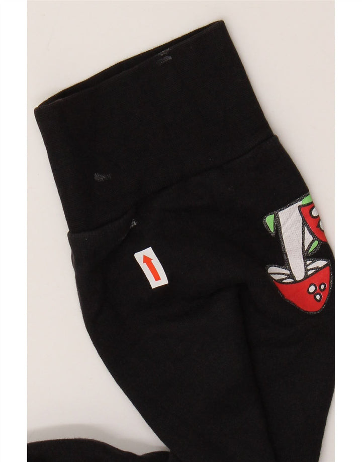 Suéter gráfico feminino LEVI'S Reino Unido 10 pequeno algodão floral preto