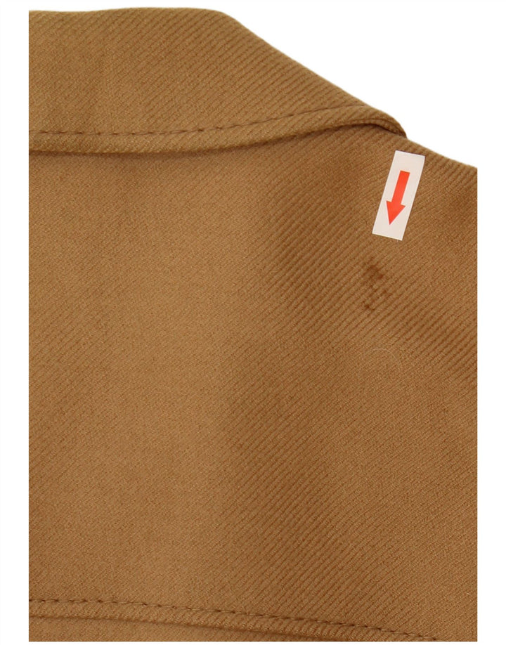 Jaqueta bomber masculina vintage UK 38 médio bege argyle/lã diamante