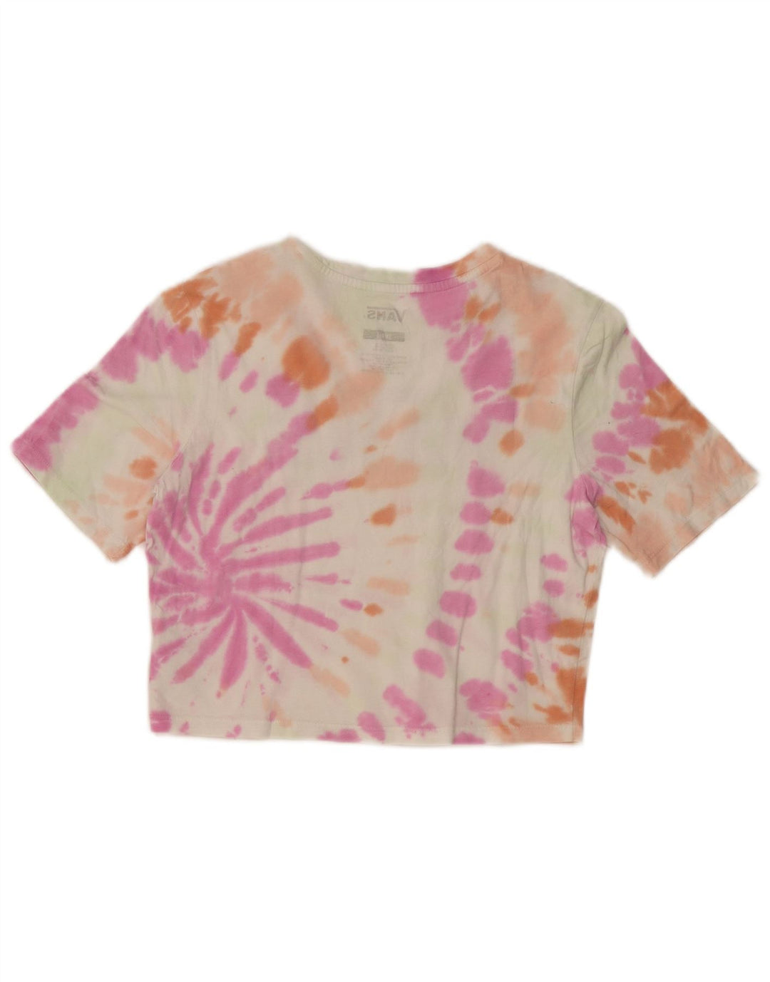 Camiseta VANS Feminina Crop Graphic Top UK 8 Pequena Multicolorida Tie Dye