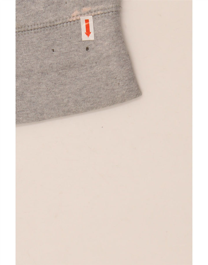 Moletom com capuz masculino Levi's XL cinza algodão