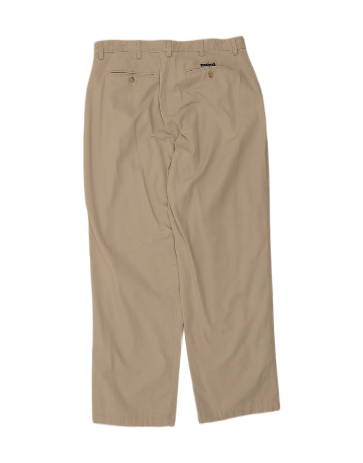 CHAPS Mens Straight Chino Trousers W36 L32 Beige Cotton Vintage Chaps and Second-Hand Chaps from Messina Hembry 