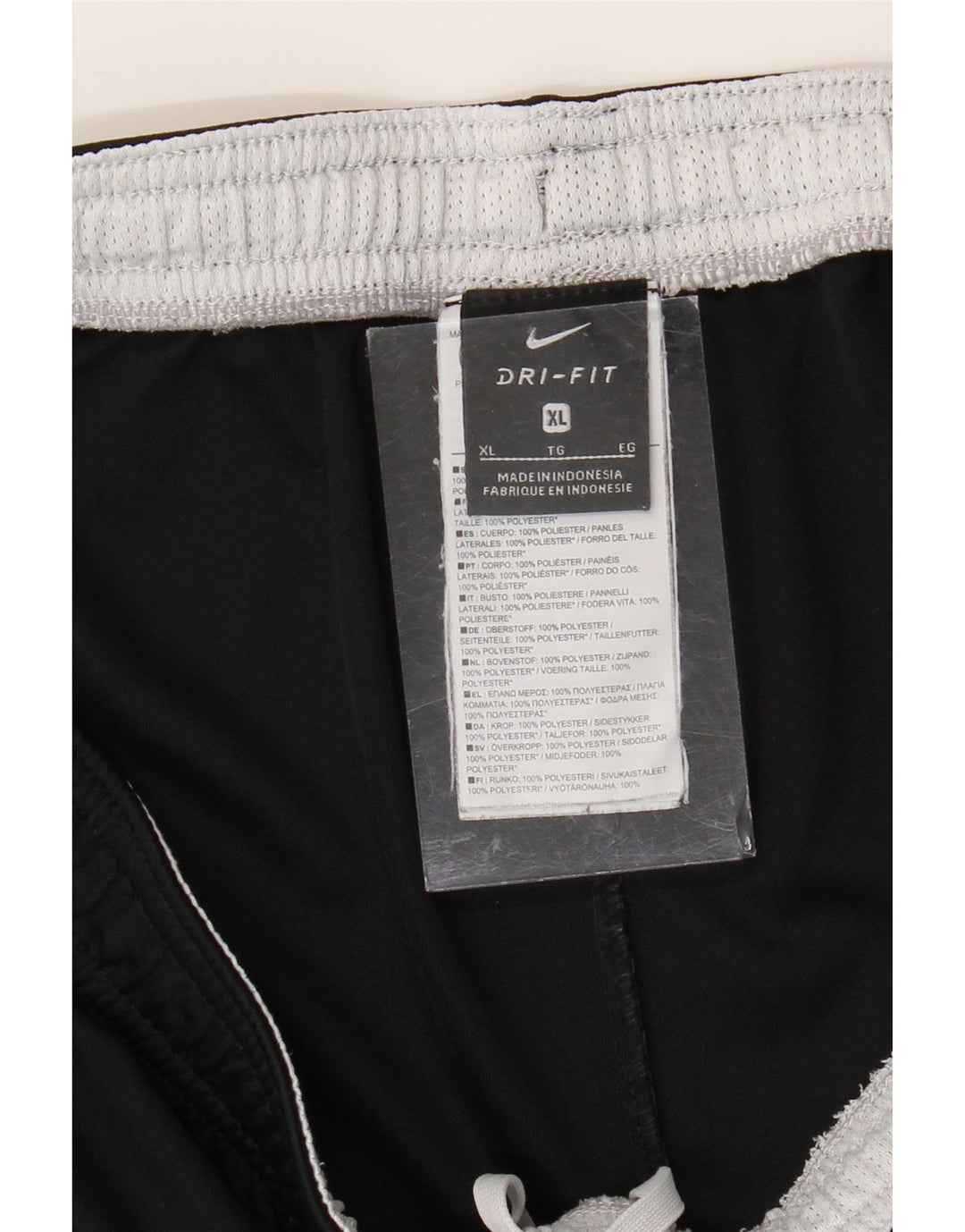 NIKE Masculino Dri Fit Sport Shorts XL Preto Colourblock Poliéster