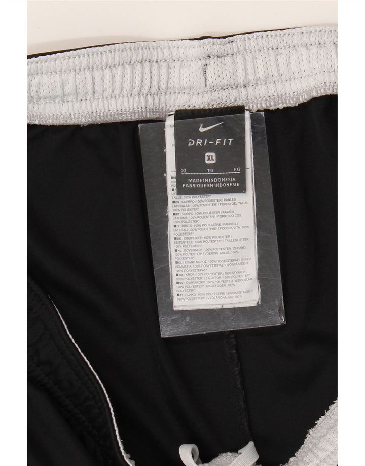 NIKE Masculino Dri Fit Sport Shorts XL Preto Colourblock Poliéster
