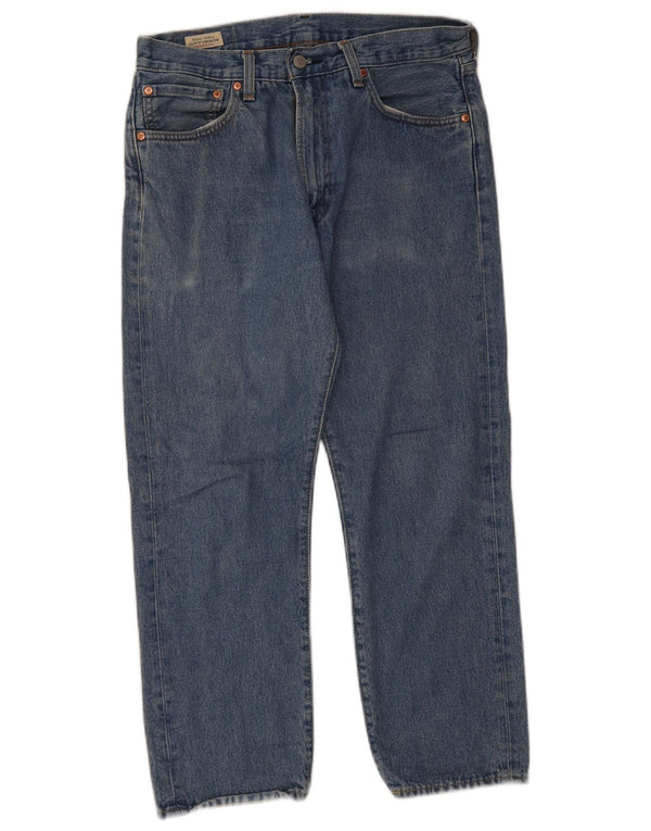 Levi's Masculino 551 Straight Jeans W31 L26 Azul Algodão
