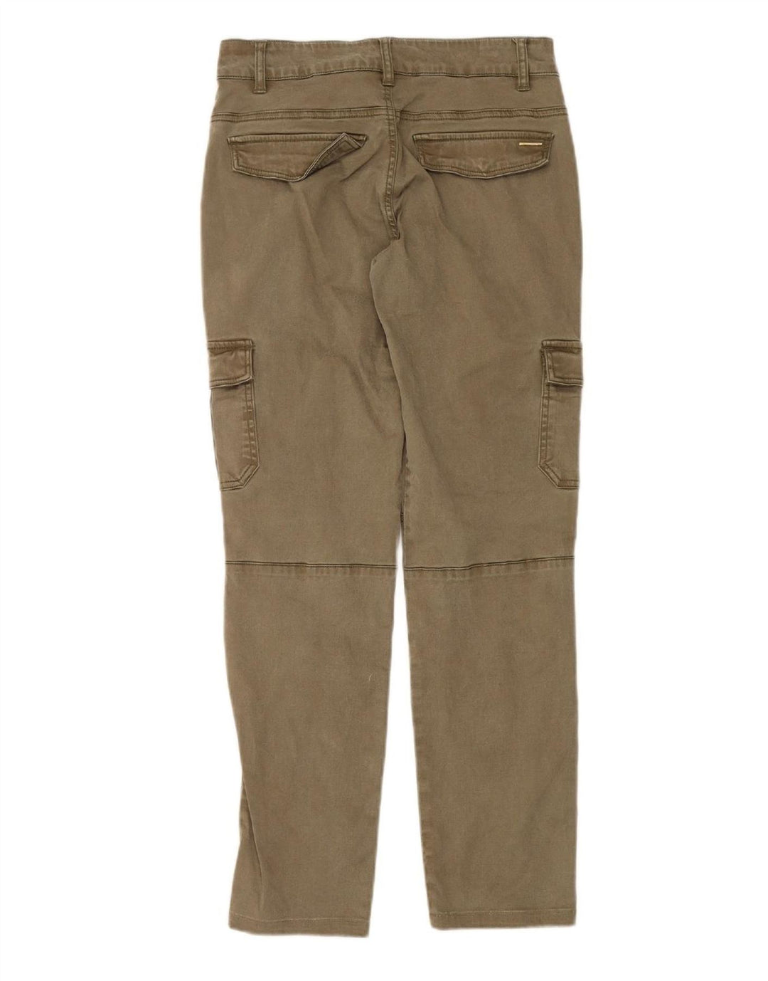 Calça cargo feminina GUESS Slim W26 L28 verde Lyocell