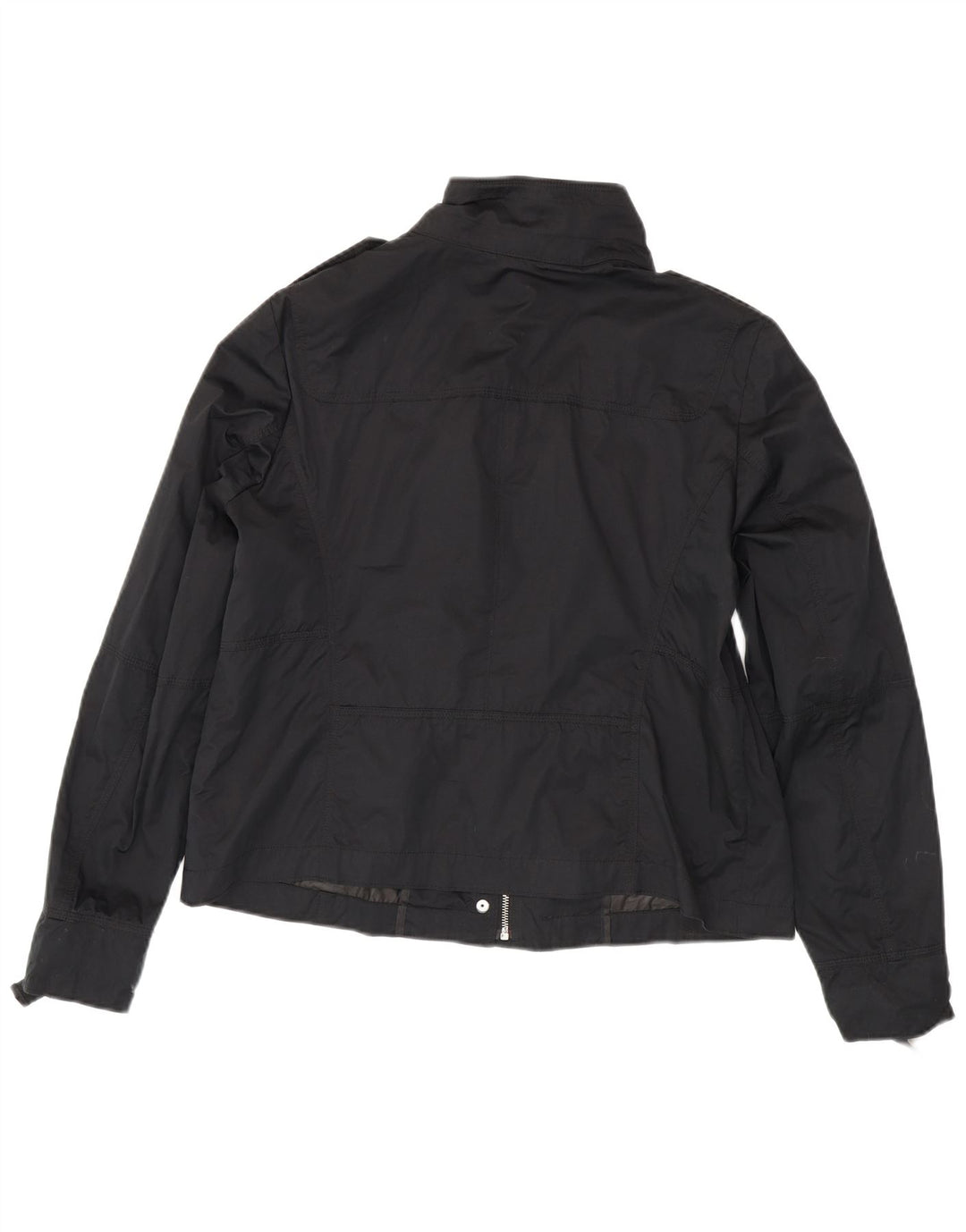 Jaqueta militar feminina Trussardi Jeans IT 48 XL poliéster preto