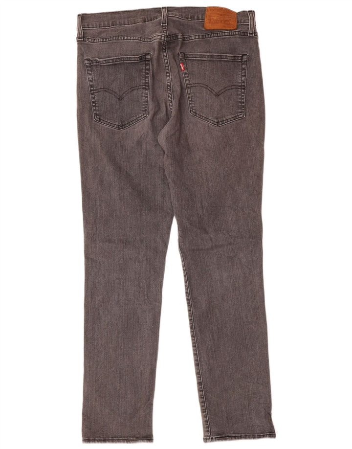 Calça Jeans Levis 511 Slim Masculina W36 L32 Cinza Algodão