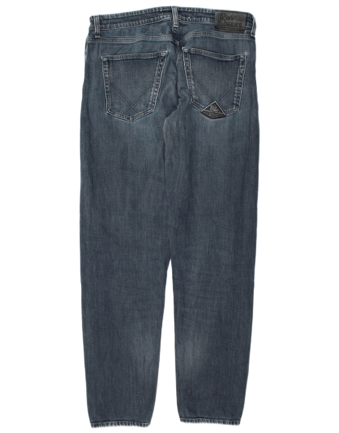 Calça jeans reta masculina Roy Rogers W33 L31 algodão azul