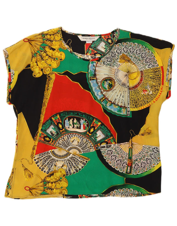 MARINA RINALDI Blusa feminina oversized tamanho 23 médio multicolorido