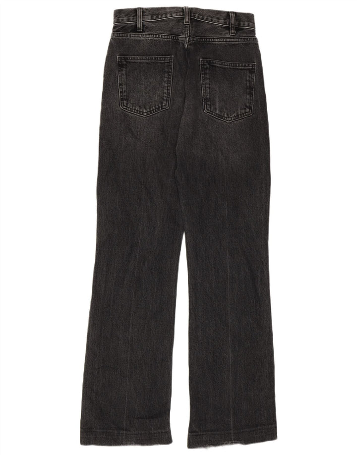 Calça jeans feminina Zara Bootcut EU 34 2XS W24 L30 cinza