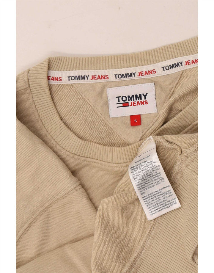 Tommy Hilfiger moletom masculino jumper pequeno algodão bege