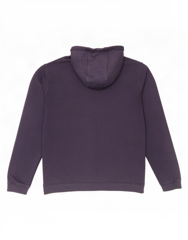 Nike Mens Hoodie Jumper Large Navy Blue Cotton