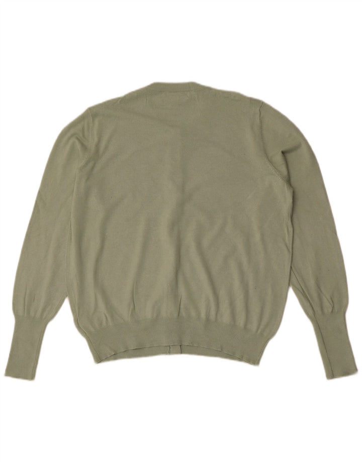 Suéter cardigã feminino Marks & Spencer UK 14 viscose verde médio