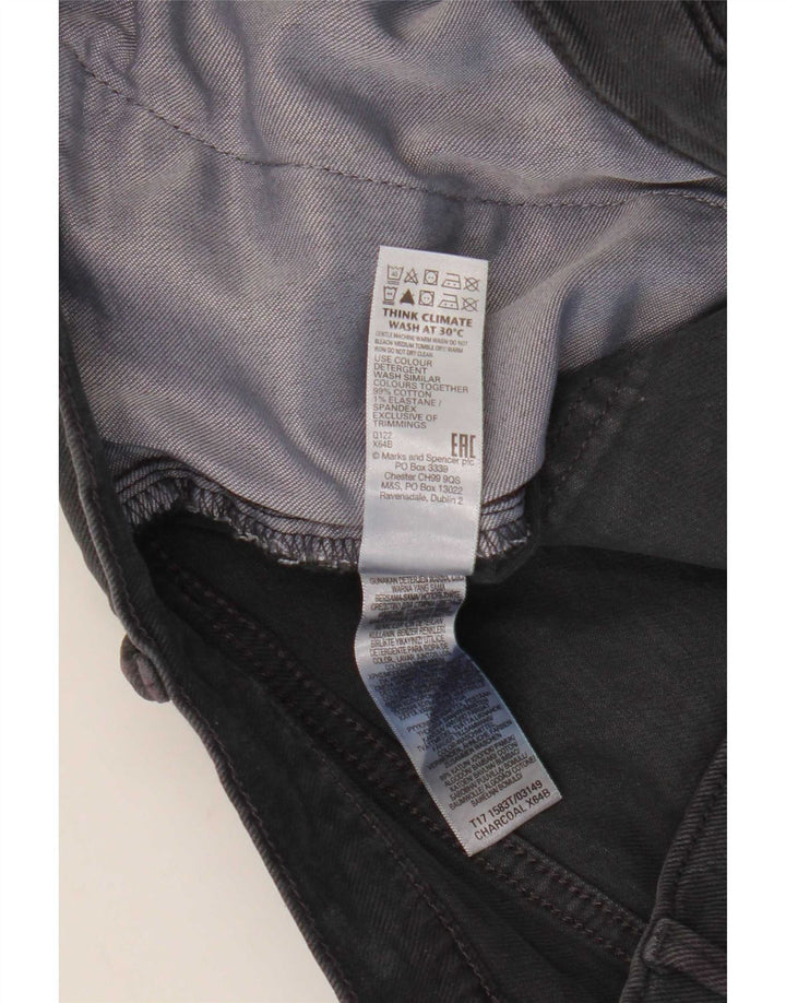 Calça Chino Masculina Slim Marks & Spencer W34 L28 Algodão Cinza