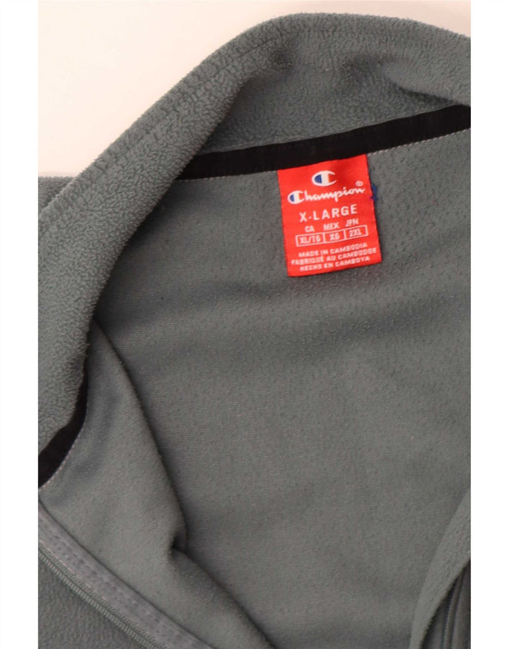 Champion Womens Fleece Jacket UK 18 XL Poliéster Cinza