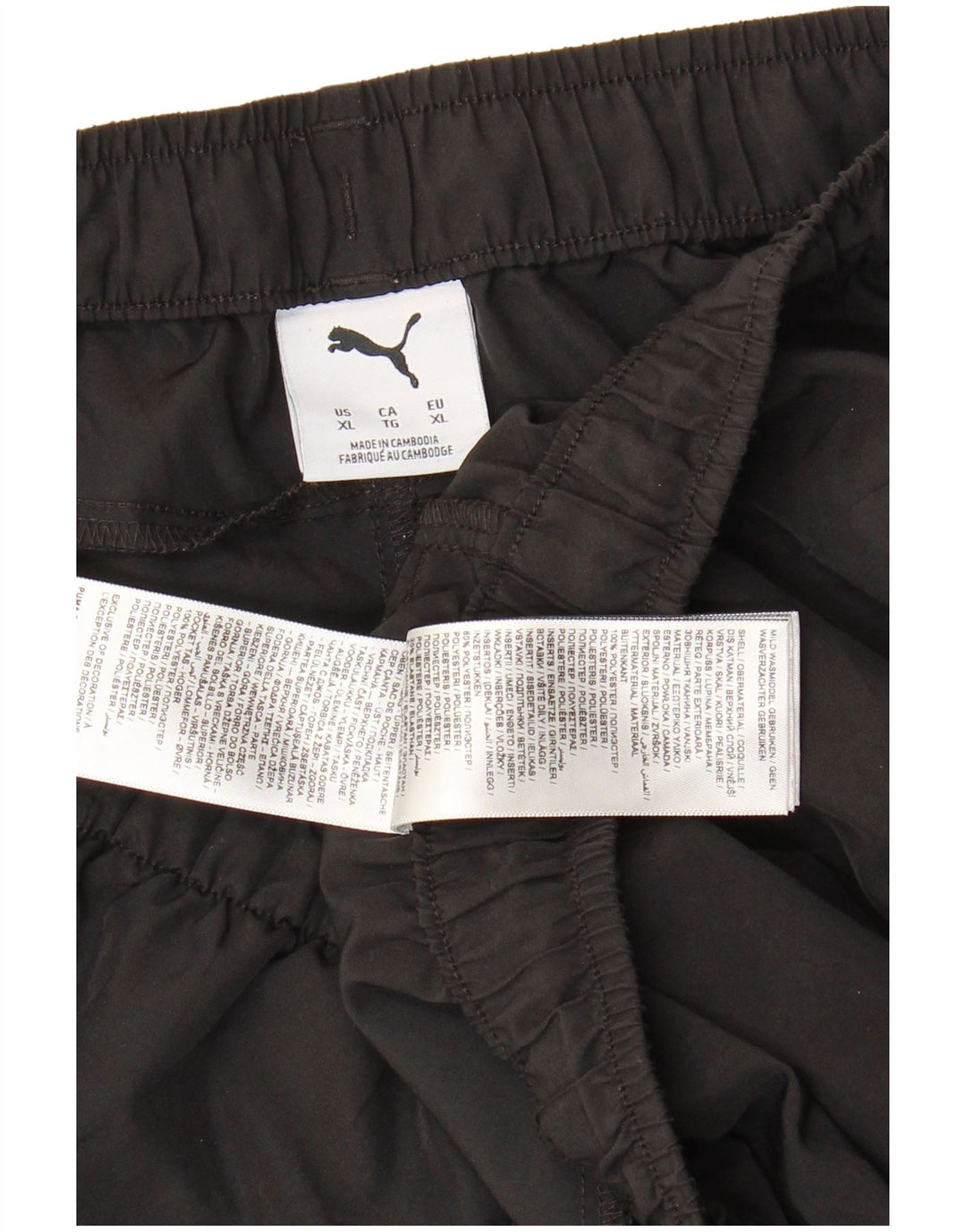 Shorts esportivos masculinos Puma XL preto poliéster