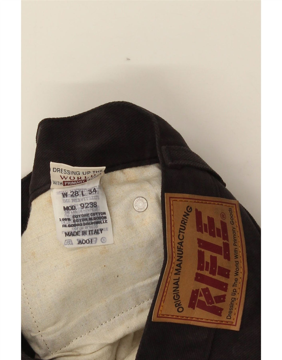 Rifle Masculino Jeans Reto W28 L34 Algodão Preto