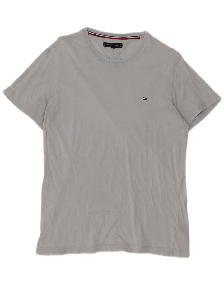 Tommy Hilfiger Camiseta masculina grande algodão azul