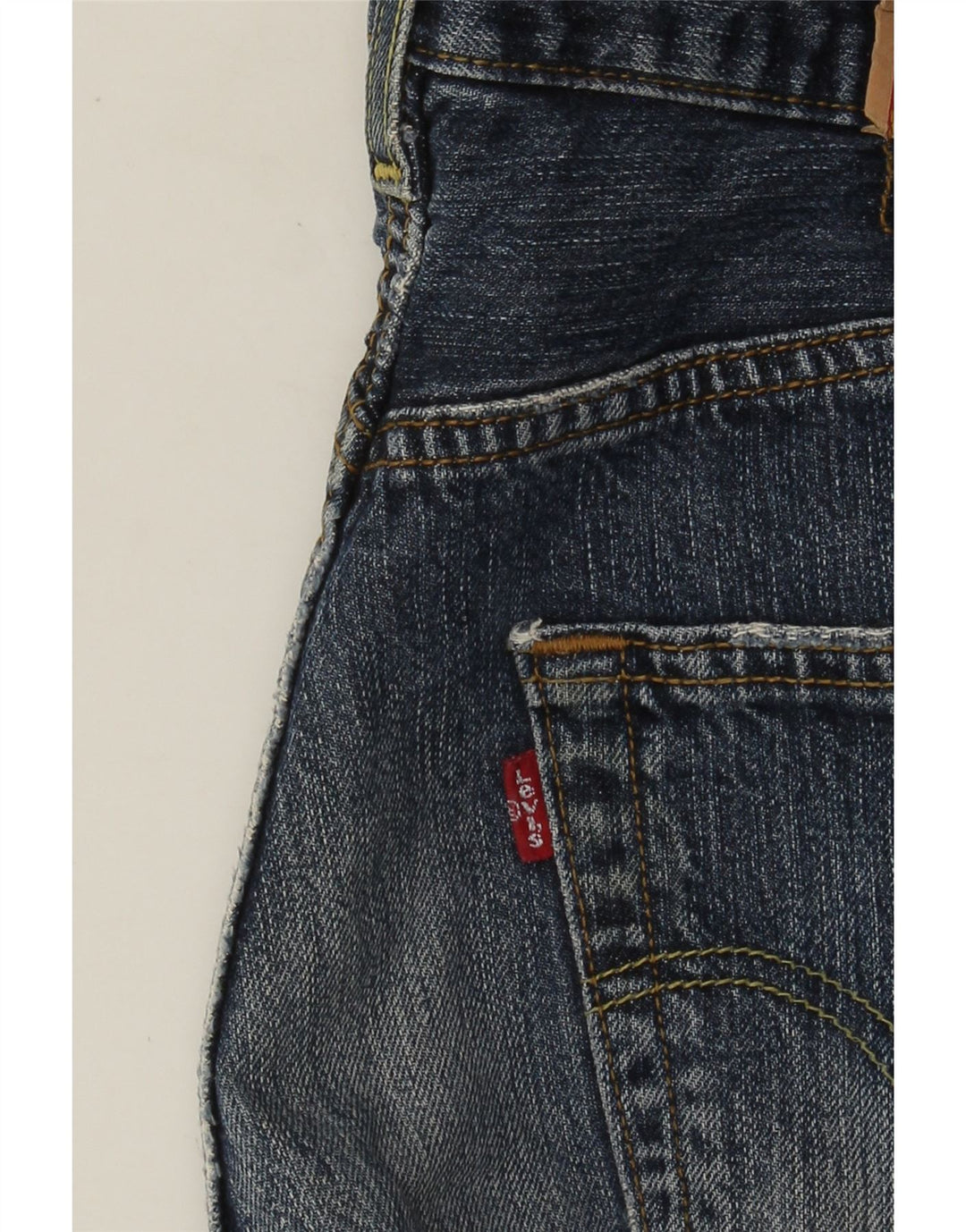 Calça jeans reta masculina Levi's W32 L28 azul