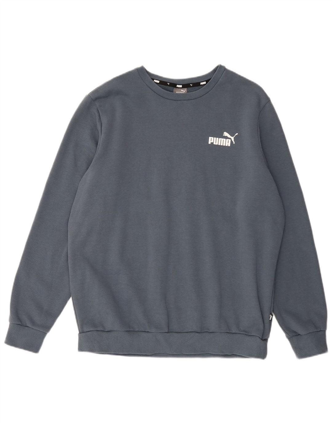 PUMA moletom masculino jumper grande algodão azul marinho