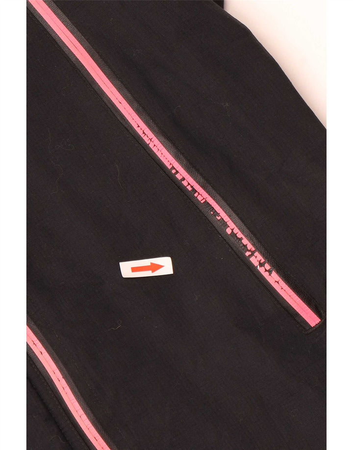 Jaqueta de chuva feminina Superdry com capuz Reino Unido 14 grande nylon preto