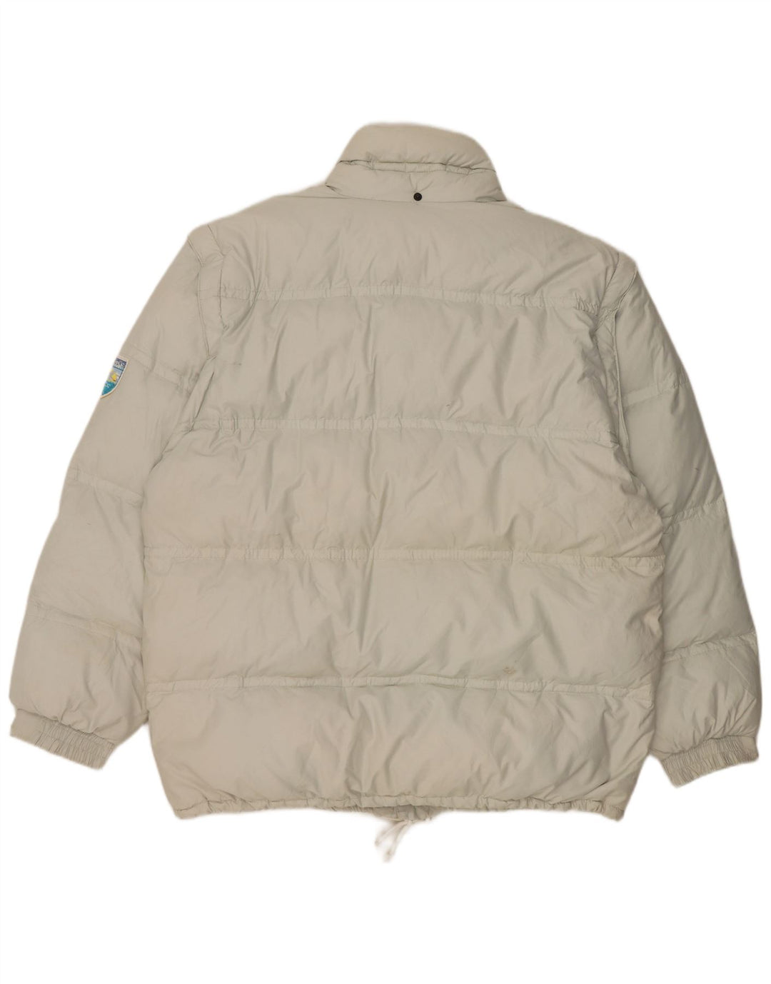 Jaqueta masculina acolchoada Martin's UK 42 XL algodão branco