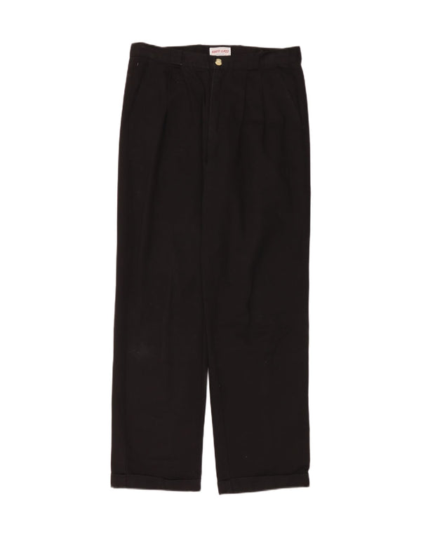 Calça Chino Masculina Berto Lucci IT 48 Médio W32 L31 Algodão Preto