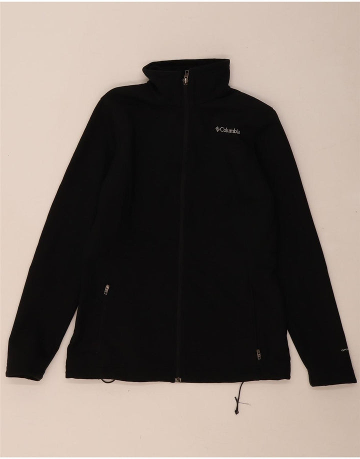COLUMBIA Womens Omni-Shield Tracksuit Top Jacket UK 14 Médio Preto